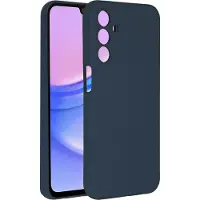 Accezz Coque Liquid Silicone Samsung Galaxy A15 (5G/4G) - Bleu foncé
