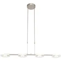 Steinhauer Lampe de bureau LED en acier inoxydable Turound