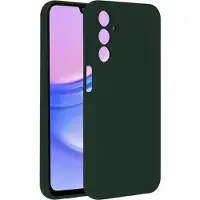 Accezz Coque Liquid Silicone pour Samsung Galaxy A15 (5G/4G) - Forest Green