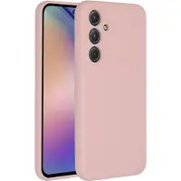 Accezz Coque Liquid Silicone Samsung Galaxy A55 - Rose