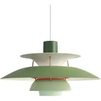 Louis Poulsen PH5 Mini Suspension Hues of Green