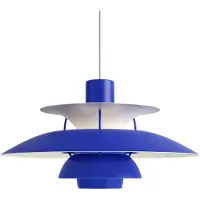 Louis Poulsen Suspension PH 5 mini bleu monochrome