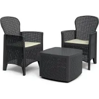 Progarden Ensemble de jardin pour 2 personnes