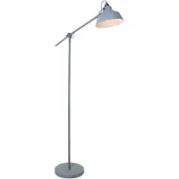 Mexlite - lampadaire - Nove - gris - métal - Ø 28cm - E27 - 1322GR