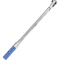SW-Stahl 03821L Clé dynamométrique 1/2 60-340 Nm I Cliquet réversible long I 62 cm de long 48 dents I Clé dynamométrique auto