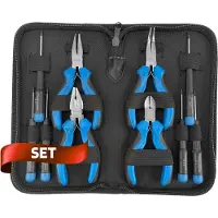 SW-Stahl Jeu d'outils de mécanique de précision 10 pcs. 40706L