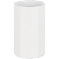 Spirella Verre porte brosse à dents TUBE en porcelaine blanche