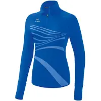 Erima Racing Half Zip Long Sleeve T-shirt Bleu 38 Femme
