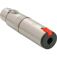 Neutrik NA3FJ Female XLR - Locking 1/4 Stereo Jack Adaptor