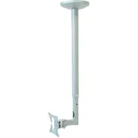 My Wall Support TV pour plafond L 25,4 cm (10) 76,2 (30) Inclinable+Pivotant (Plafond, 30 kg, 10" - 30"), Support mural pour TV, Argent