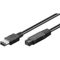 S-Impuls S CONN maximum connectivity Câble de connexion FireWire, câble IEEE 1394B, 9 pôles mâle vers 1394A 6 pôles mâle, 5,0m (77325)