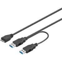 Goobay Câble de connexion USB 3.0 (0.30 m, USB 3.2 Gen 1)