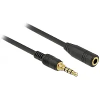 DeLOCK Câble d'extension jack 3,5 mm 4 pôles Fiche mâle vers Fiche