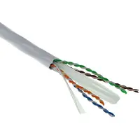 ACT Cat 6A U/UTP solid installation cable, PVC Eca 23AWG grey 305 meter C6A U/UTP SOLID PVC ECA 305M (XS6103)