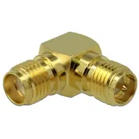 DeLOCK Adaptateur RF RP-SMA (W) coudé à SMA (W)