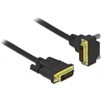 DeLOCK Câble DVI 24+1 mâle sur 24+1 mâle coudé 1 m -
