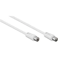 S-Impuls S/CONN maximum connectivity Câble d'antenne, 100% blindé, compatible BK, > 75 dB, blanc, 20,0m (75 dB, Câble d'antenne)