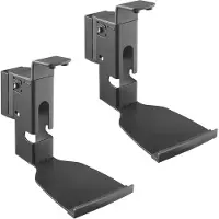 My Wall 2 supports muraux pour haut-parleurs SONOS PLAY5 Charge orientable latéralement (Installation murale, Inclinable, Pivotant, Rotatif), Pied + support mural pour enceinte, Noir
