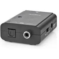 Nedis Convertisseur Audio Analogique 2xrca Vers Numérique S/pdif Coaxial/toslink Arc