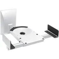 My Wall HB 5 WL - 2 supports muraux pour enceintes Haut-parleur pivotant inclinable blanc