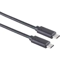 S-Conn S/CONN maximum connectivity Câble de connexion USB-C--Câble USB 3.2 USB type C mâle vers USB type C mâle, Gen 2x2 noir, 0,25m (13-48005)