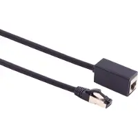 S-Conn Rallonge CAT8.1 RJ-45, LSZH, noir, 1,5 m