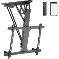 My Wall Support TV pour plafond HL44M pour téléviseur 32-70" / 81-176cm Télécommande radio et app noire