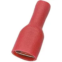 Oem Marine Female Insulated Spade Terminal 6.3 Mm 100 Units Rouge 0.2-1.5 mm2