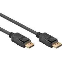 Goobay Câble de connexion DisplayPort 1.2 (5 m), Câble vidéo, Noir