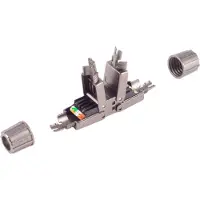 S-Impuls S/CONN maximum connectivity Connecteur adaptateur réseau LSA, sans outil, quick, STP, Cat. 6A (Câble réseau Connecteur)