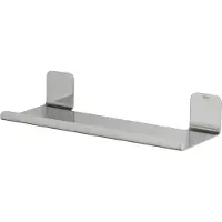 Tiger Support adhésif pour collier , 30 cm, en acier inoxydable poli, avec adhésif intégré