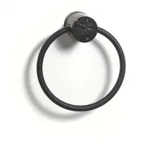 Aquanova Anneau pour Essuie-Mains Aquanova Nero Black