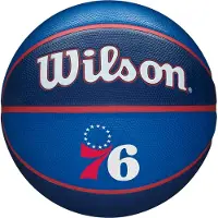 Wilson Ballon de basket-ball NBA Team Tribute - Taille 7 - 29,5 Philadelphia 76ers