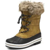 Gevavi Bottes de Pluie Gevavi Femmes CW50 Fourré Brun-Taille 38