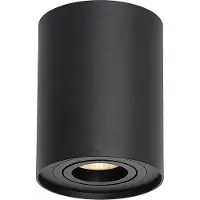 QAZQA Spot encastré moderne noir orientable et inclinable - Rondoo up