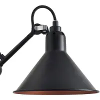 DCW éditions Gras n°411 Lampadaire Black | Copper | Conical
