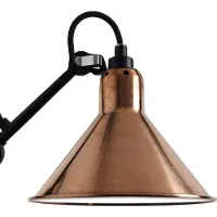 DCW éditions Gras n°411 Lampadaire Raw Copper | White | Conical