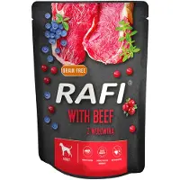 Rafi DOLINA NOTECI - Nourriture humide à base de viande de bœuf pour chiens adultes - 10x300 g