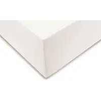 Zo! Home Drap-housse Satinado - Sous-drap pour lit double - 180x200 - 100% Coton Satin - Blanc cassé
