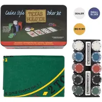 vidaXL Jeu de jetons de poker 200 pcs 4 g