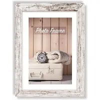Zep Nelson 6 White/brown 30x40 Cm Wood Photo Photo Frame Gris