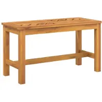vidaXL Banc de jardin 80 cm en bois massif d'acacia