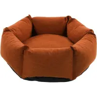 Flamingo Lit pour chien fermeture éclair Ziva Hexagonal Terre cuite