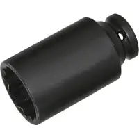 SW-Stahl Douille IMPACT, 1/2", douze pans, 34 mm, profonde 10196L