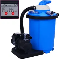 vidaXL Sandfilterpumpe mit Timer 550 W 50 l