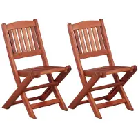 vidaXL Chaises de salle à manger pour enfants 2 pcs. Bois massif d'eucalyptus