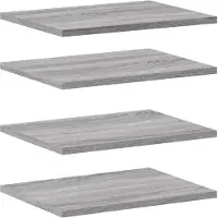 vidaXL Étagères murales 4 pcs sonoma gris 40x30x1,5 cm bois ingénierie