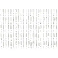 Wicotex Rideau anti-mouches Charlotte 90 x 220 cm blanc