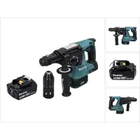 Makita DHR 243 T1 Marteau perforateur sans fil 18 V SDS plus Brushless + 1x batterie 5,0 Ah - sans chargeur
