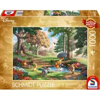 Schmidt Spiele Puzzle Thomas Kinkade - Disney - Winnie l'Ourson - 1000 pièces